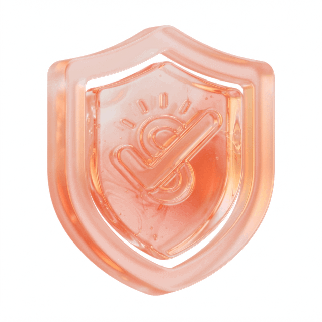3D Glass Shield representing trust and SLAs