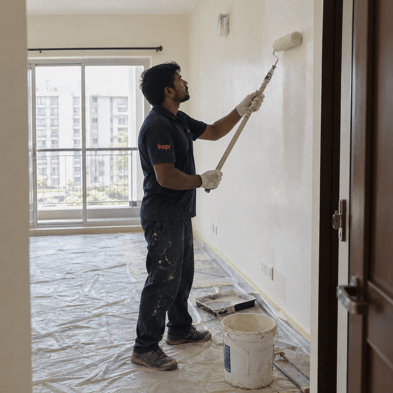 KEPR interior & exterior painting service illustration