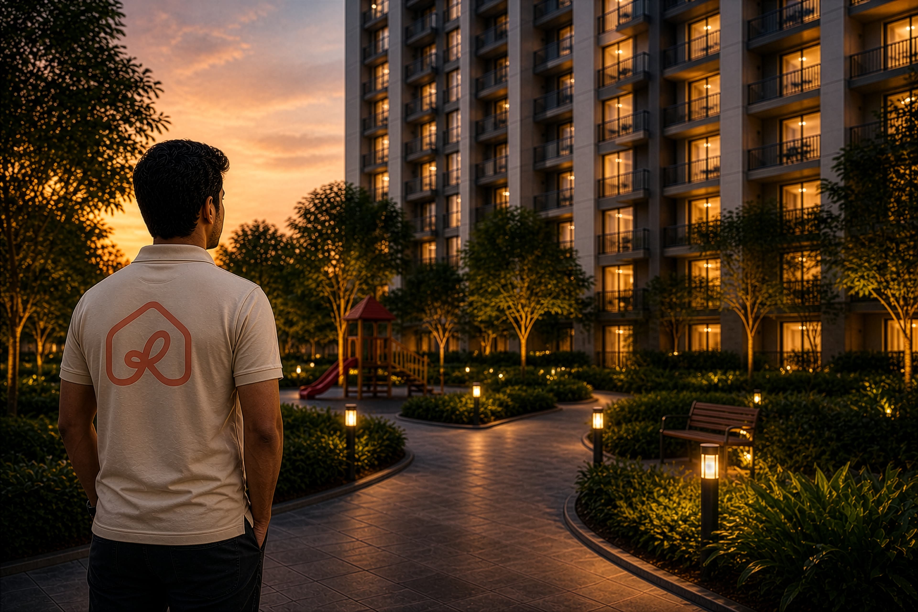 KEPR team member overseeing a Bengaluru apartment society